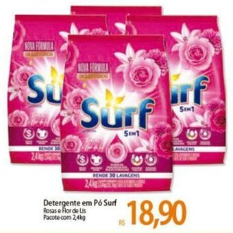 Atacadão Detergente em po Surf 2.4kg oferta