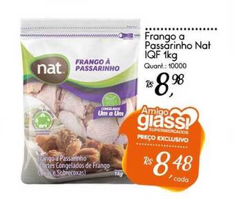 Giassi Supermercados Frango A Passarinho Nat Iqf 1kg oferta