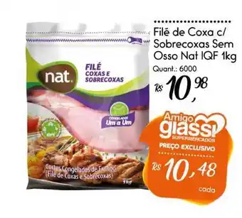 Giassi Supermercados Filé De Coxa C Sobrecoxas Sem Osso Nat Iqf 1kg oferta