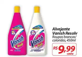 Nacional Alvejante Vanish Resolv 450ml oferta