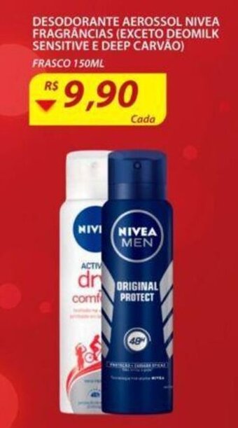 Assaí Atacadista Desodorante Aerossol Nivea Fragrancias 150ml oferta