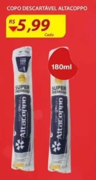 Assaí Atacadista Copo Descartavel Altacoppo 180ml oferta