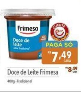 Supermercados Condor Doce de Leite Frimesa 400g oferta