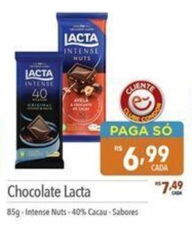 Supermercados Condor Chocolate Lacta 85g oferta