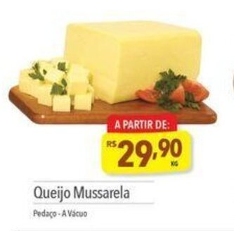 Queijo Mussarela 1kg