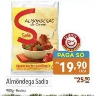Supermercados Condor Almondega Sadia 900g oferta