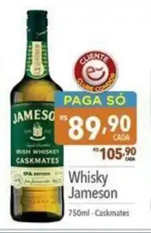 Supermercados Condor Whisky Jameson 750ml oferta