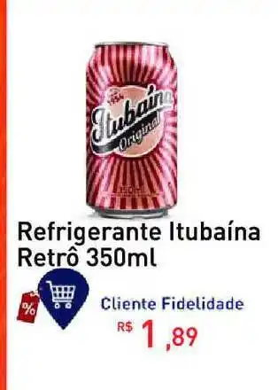Tonin Superatacado Refrigerante Itubaína Retrô 350ml oferta