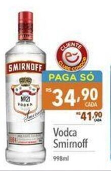 Supermercados Condor Vodka Smirnoff 998ml oferta