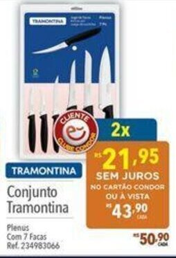 Supermercados Condor Conjunto tramontina oferta