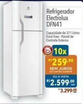 Supermercados Condor Refrigerador Electrolux oferta