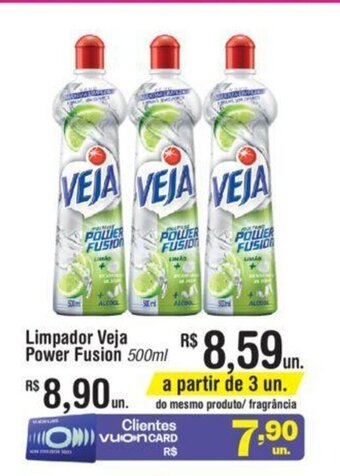 Fort Atacadista Limpador Veja Power Fusion 500ml oferta