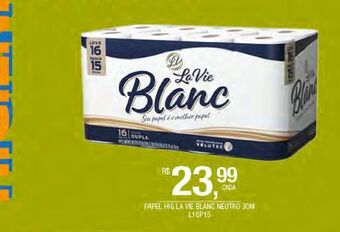 DB Supermercados Papel higiênico la vie blanc oferta