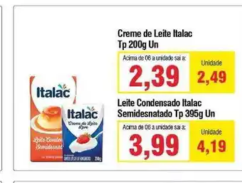 Spani Atacadista Creme De Leite Italac 200g oferta