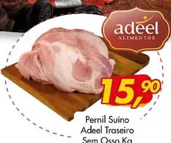 Pernil suíno adeel traseiro sem osso