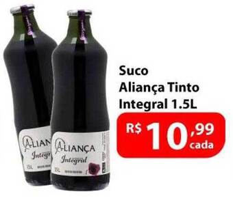 Supermercados Tischler Suco aliança tinto integral oferta