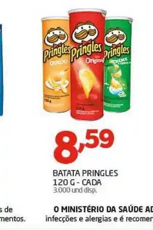 Cooper Batata Pringles 120g oferta
