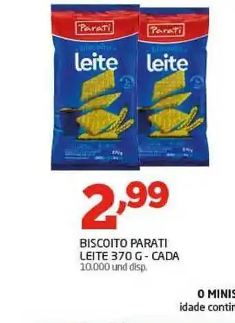 Cooper Biscoito Parati Leite 370g oferta