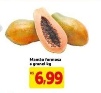Extra Supermercado Mamao Formosa a granel 1kg oferta