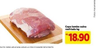 Extra Supermercado Copa lombo Suina resfriada 1kg oferta