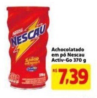 Extra Supermercado Achocolatado em po Nescau Activ-Go 370g oferta
