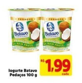 Extra Supermercado Iogurte Batavo Pedacos 100g oferta
