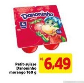 Extra Supermercado Petit Suisse Danoninho Morango 160g oferta