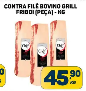 Dom Atacadista Contra File Bovino Grill Friboi peca 1kg oferta