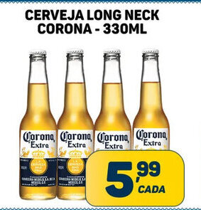 Dom Atacadista Cerveja Long neck Corona 330ml oferta