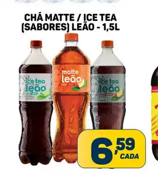 Dom Atacadista Cha Matte/ Ice Tea Leao 1.5L oferta
