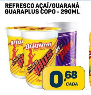 Dom Atacadista Refresco Acai/ Guarana Guaraplus Copo 290ml oferta