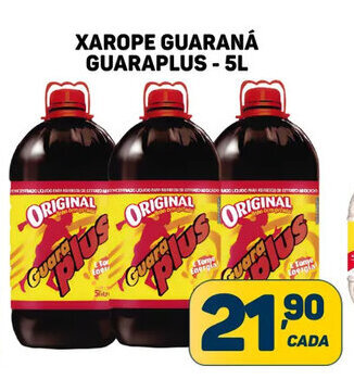 Dom Atacadista Xarope Guarana Guaraplus 5L oferta