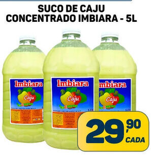 Suco de caju concentrado Imbiara 5L