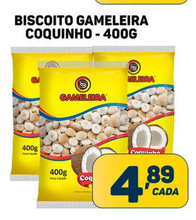 BISC GAMELEIRA COQUINHO 400G