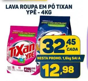 Dom Atacadista Lava roupa em po Tixan Ype 1.6kg oferta