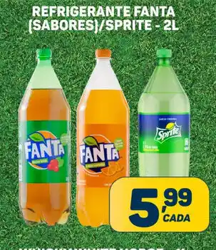 Refrigerante fanta Sprite 2L