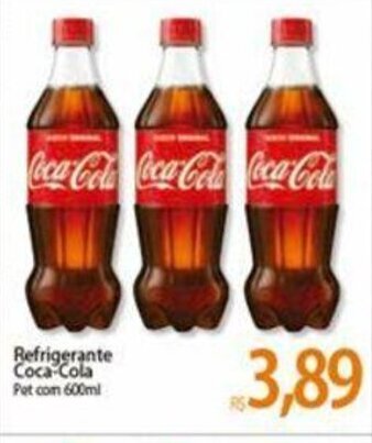 Atacadão Refrigerante Coca Cola 600ml oferta