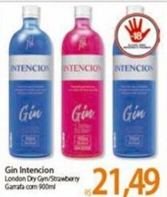 Atacadão Gin Intencion 900ml oferta