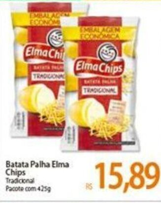 Atacadão Batata palha Elma Chips 425g oferta