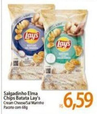 Atacadão Salgadinho Elma Chips Batata lay's 68g oferta