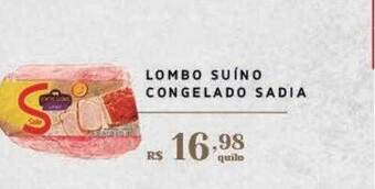 Empório Bahamas Lombo suíno congelado sadia oferta