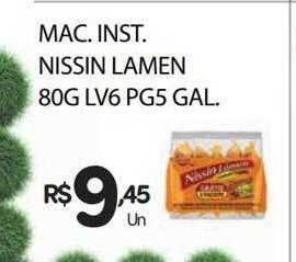 Supermercado Vitorino Mac. inst. nissin lamen oferta