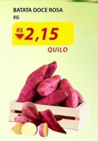 Assaí Atacadista Batata Doce Rosada 1kg oferta