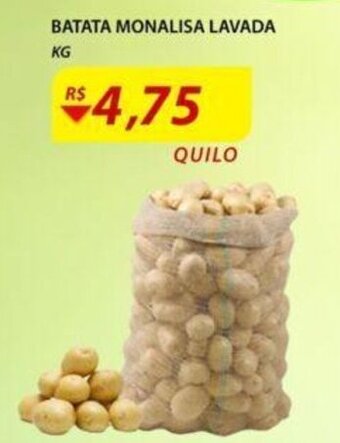 Assaí Atacadista Batata Monalisa Lavada 1kg oferta