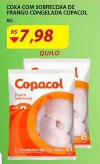 Assaí Atacadista Coxa com Sobrecoxa de Frango Congelada Copacol 1kg oferta