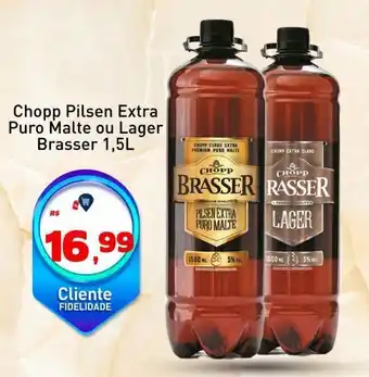Tonin Superatacado Chopp pilsen extra puro malte ou lager brasser 1,5l oferta