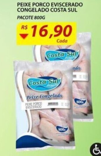 Assaí Atacadista Peixe Porco Eviscerado Congelado Costa Sul 800g oferta