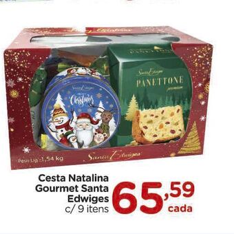 Cesta natalina gourmet santa edwiges