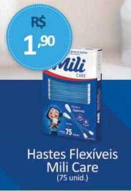 Drogarias Farmagnus Hastes flexíveis mili care oferta