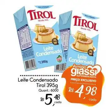 Giassi Supermercados Leite condensado tirol oferta